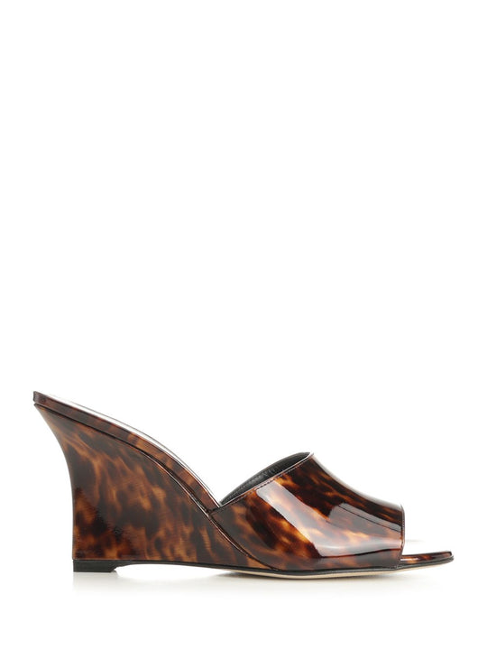 Mule Vinnie Wedge 85 Sandals Animalier