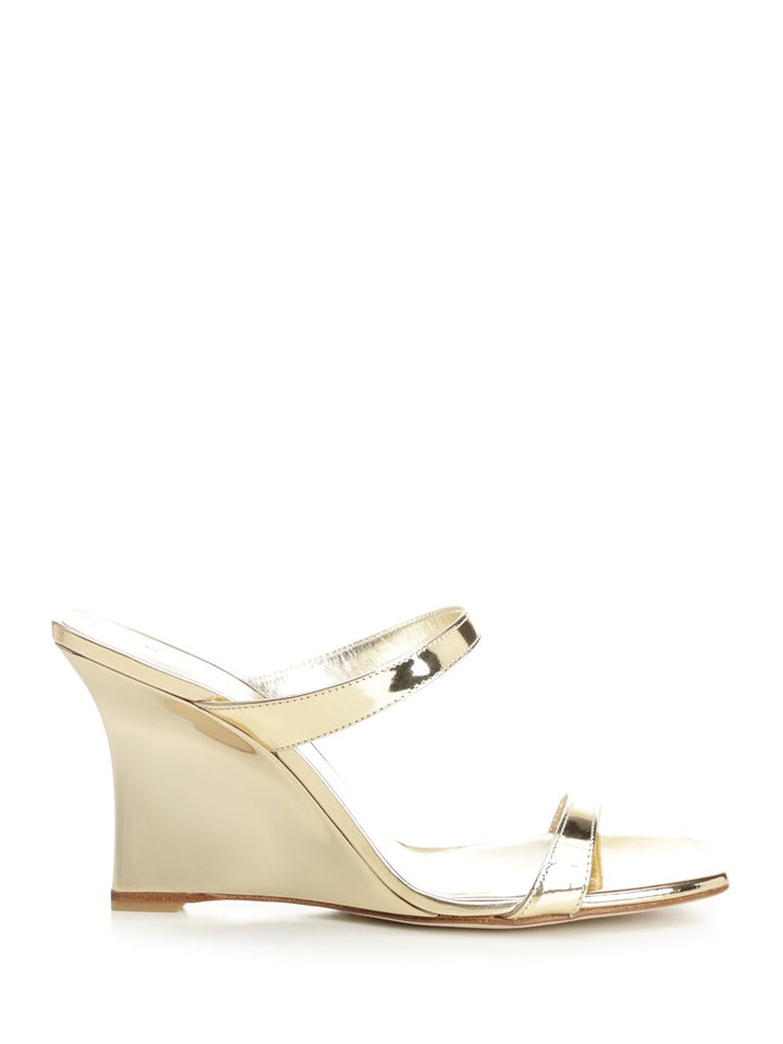 Stuart Weitzman Vinnie Wedge Slide 85 Sandals - Brown | ccdf1edf7b73e36f933ac37ee72b6cf0eea37e27