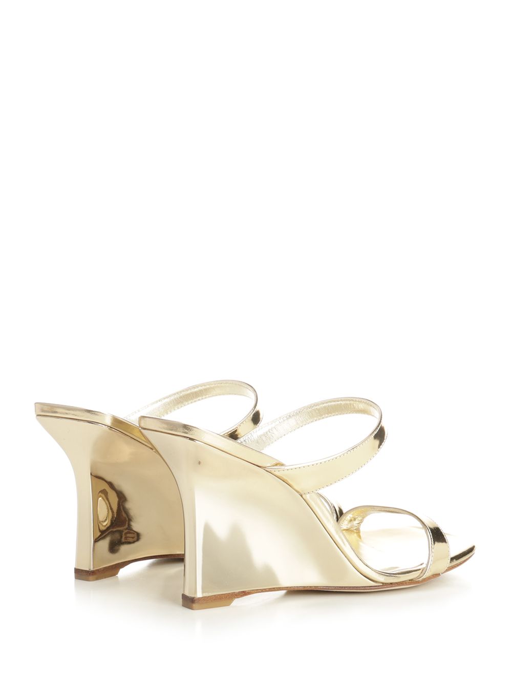 Stuart Weitzman Vinnie Wedge Slide 85 Sandals - Brown | 007b977f4feb04f93ca9947e24320825b389a171