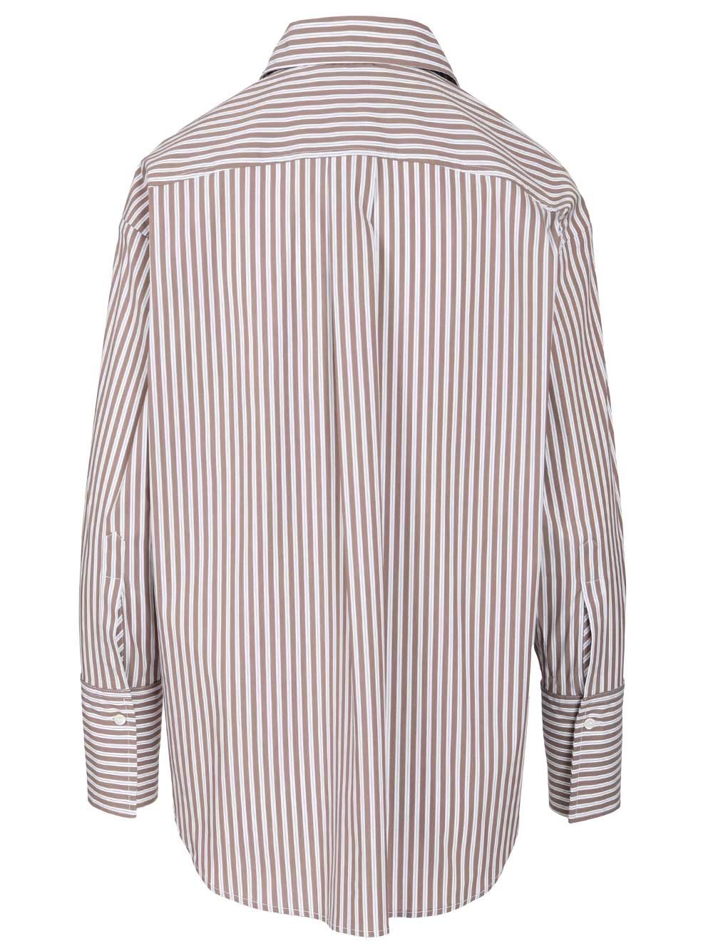 Al Duca D'Aosta Oversized Shirt Shirts - Brown | b9cce374366958b535cc73913e2f613ba8d9adee