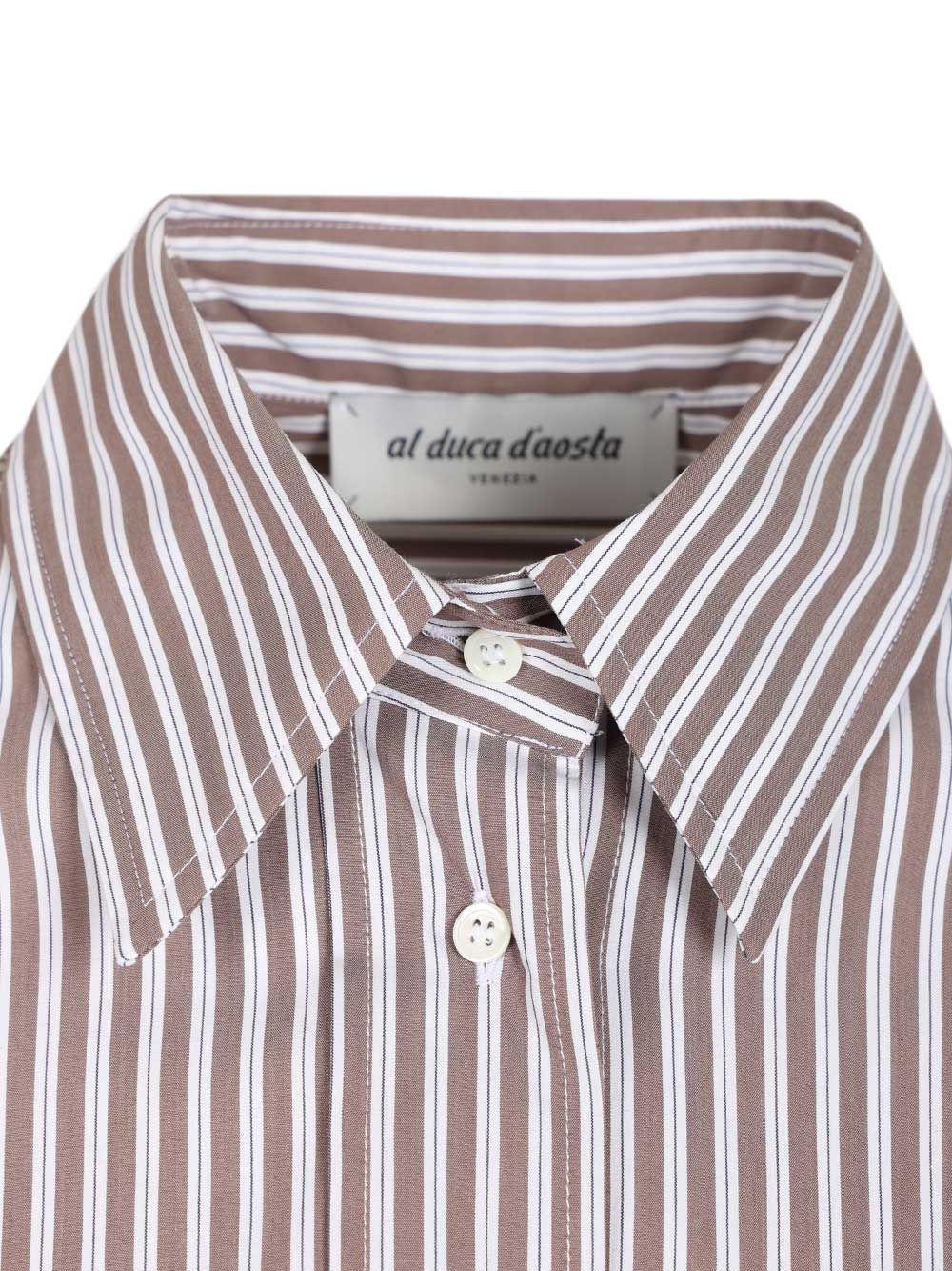Al Duca D'Aosta Oversized Shirt Shirts - Brown | 979457d6dd3f7b4e0dec74e4c08c3c1b9373084b