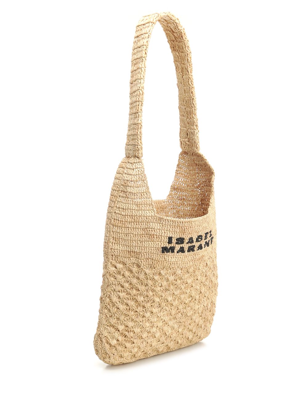 Isabel Marant Praia Small Raffia Bag Shoulder Bags - Beige | 316bcd78642ea03055457e9005c3bbfb740bc999