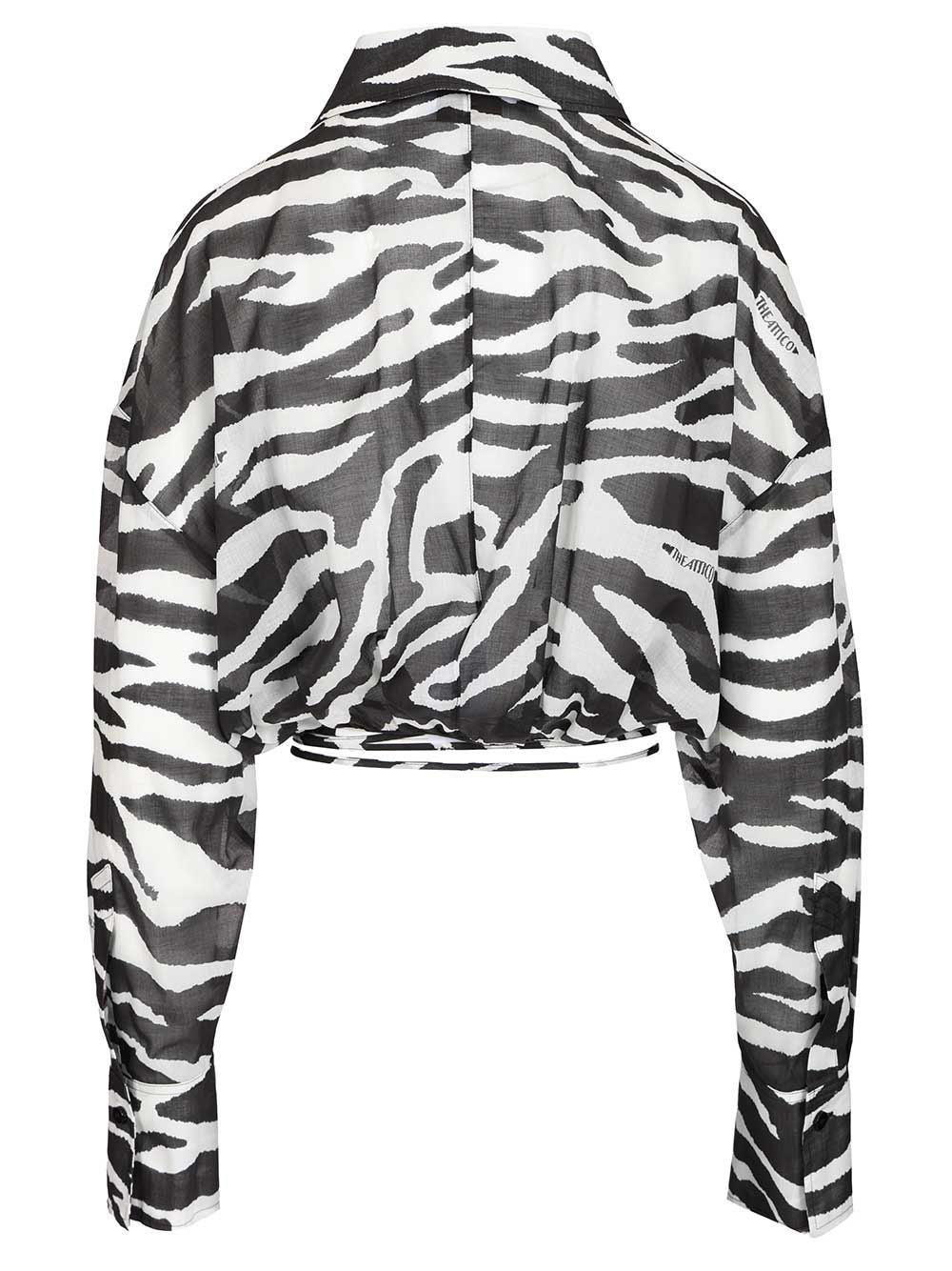 The Attico Animal Print Shirt Shirts - Animalier | 936689a037d5e16474fcffe6f70df6c900bc4520