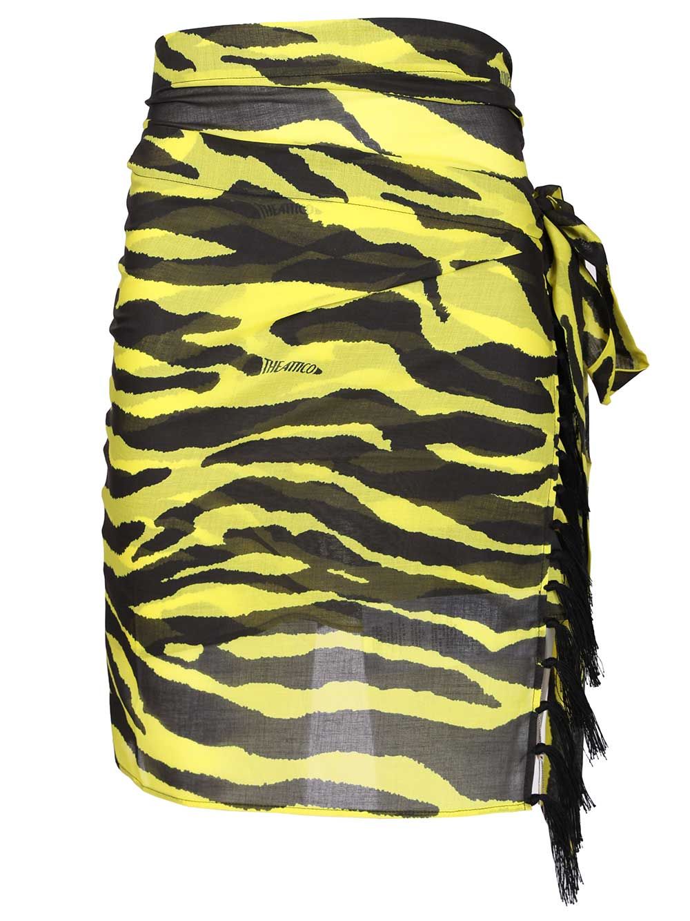 The Attico Animalier Pareo Skirts - Multicolor | 2afbc122f8ce27fd5529b2c6dac0c036442e6261
