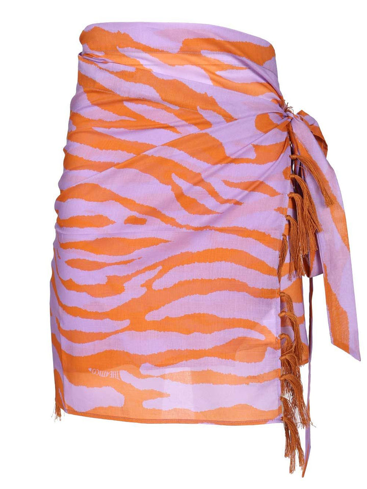 The Attico Animalier Pareo Skirts - Multicolor | 644db20fbb2d2aff06020384de34fd28ddb752ab