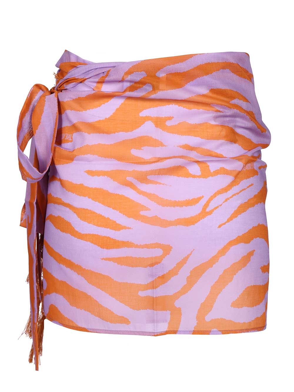 The Attico Animalier Pareo Skirts - Multicolor | 30435cc787d8e620dc29c647a4c1852ac4240a80