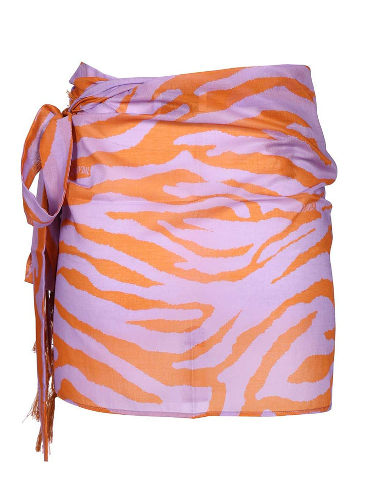 The Attico Animalier Pareo Skirts - Multicolor | 30435cc787d8e620dc29c647a4c1852ac4240a80