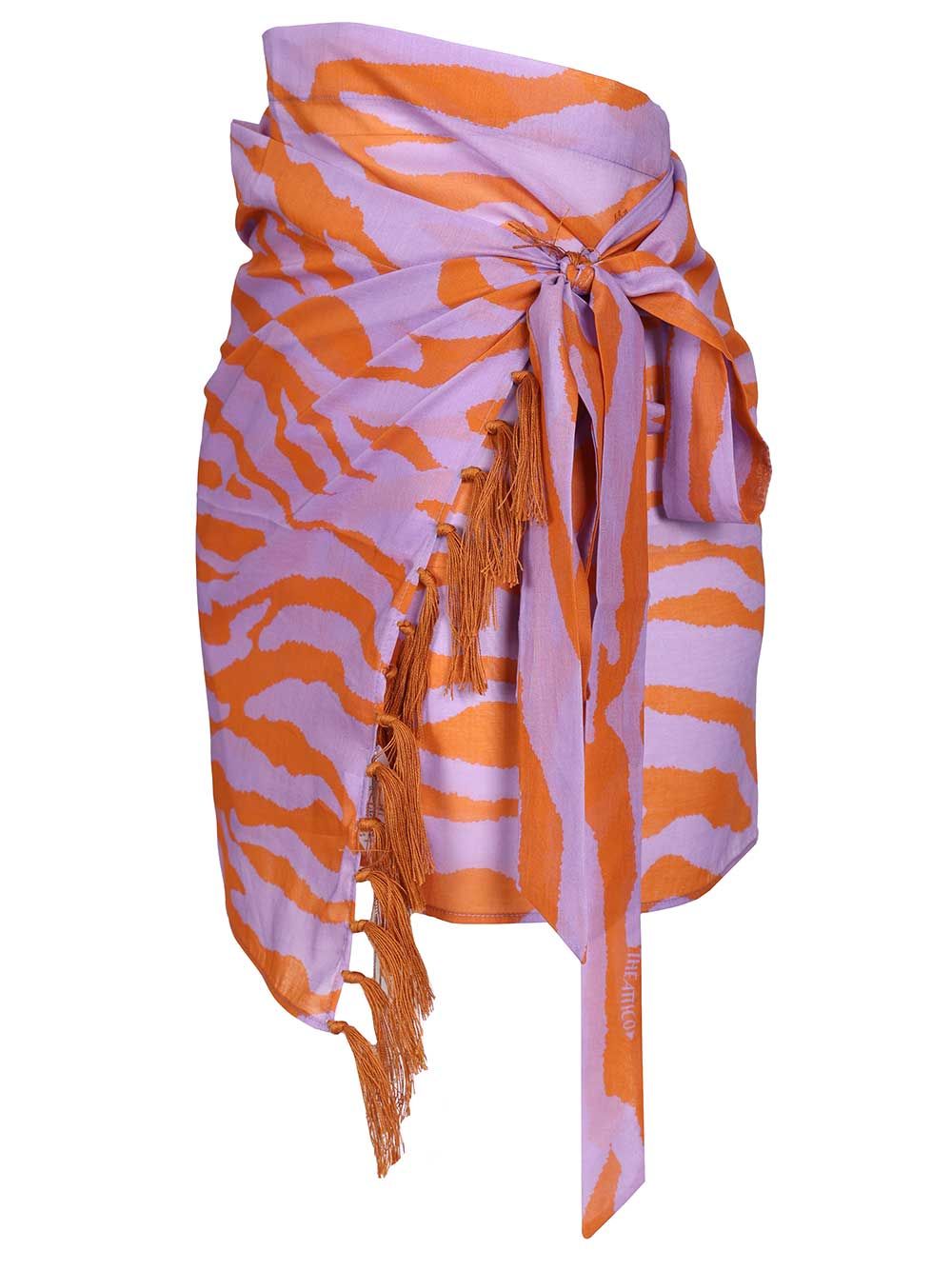The Attico Animalier Pareo Skirts - Multicolor | 74c57a8c6c95112e52860da53525a401723b0981