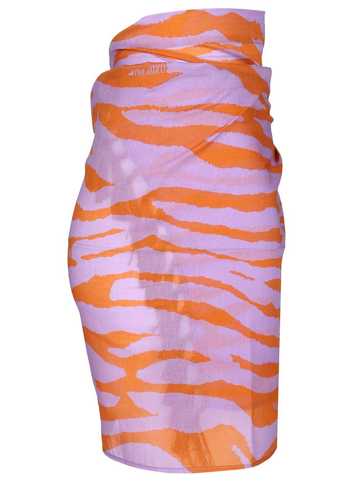 The Attico Animalier Pareo Skirts - Multicolor | c9e5d530d3d5ddc3bdab7a031be15285cb3f9899