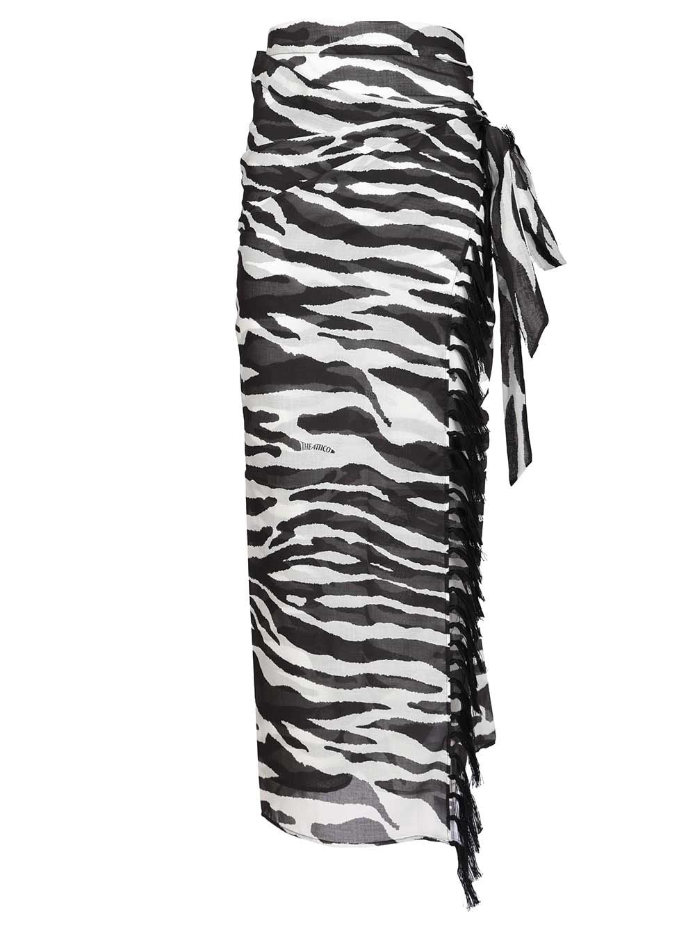 The Attico Animal Print Pareo Skirts - Animalier | de9b0138e2610ac661afd9de4b71a5f643362c15