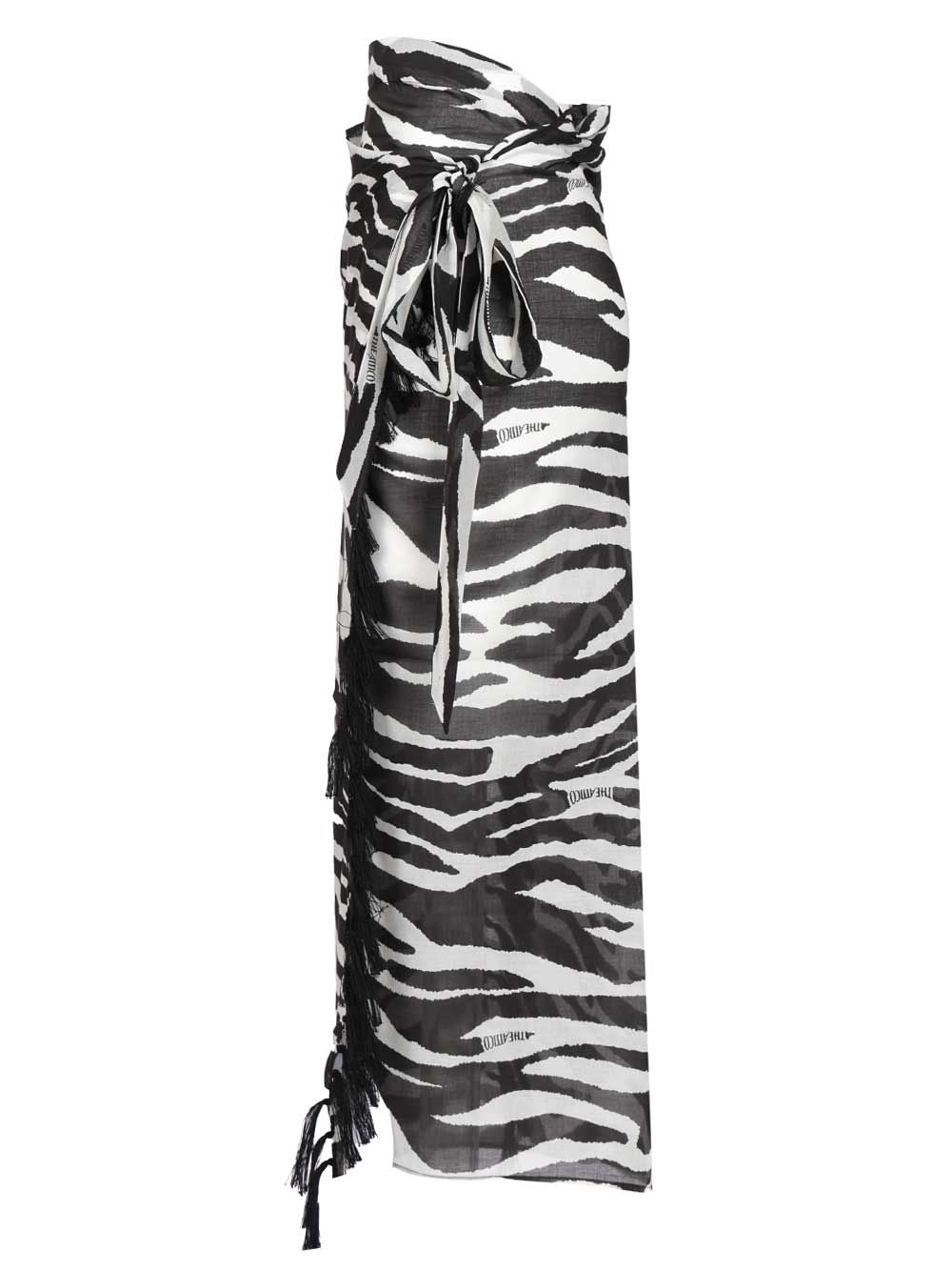The Attico Animal Print Pareo Skirts - Animalier | 623f8c1c3605caf6fba01baf96e7a427797d6eba