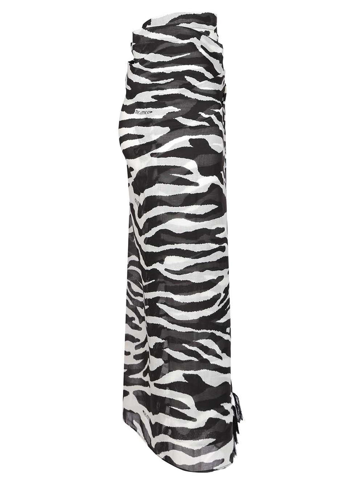 The Attico Animal Print Pareo Skirts - Animalier | 12cbe30eaa5d92d89ede2c526687b7e2b11234e3