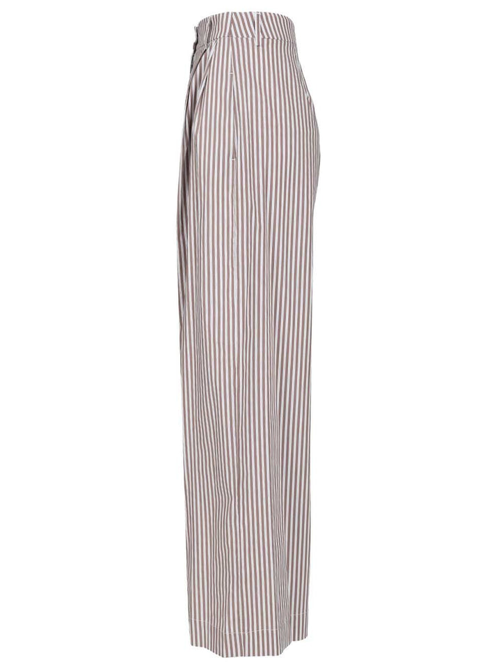 Al Duca D'Aosta Poplin Trousers - Brown | a90a82e698ff731363954ecb1dfe533b4ece9b9b