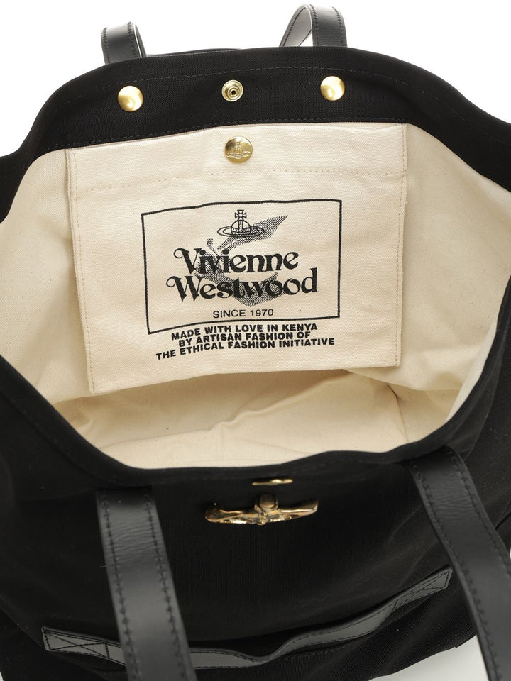 Vivienne Westwood Utility Shopper Bag Handbags - Black | 0f3dde3d288d8639aad44ac1e665cd66c68d75b5
