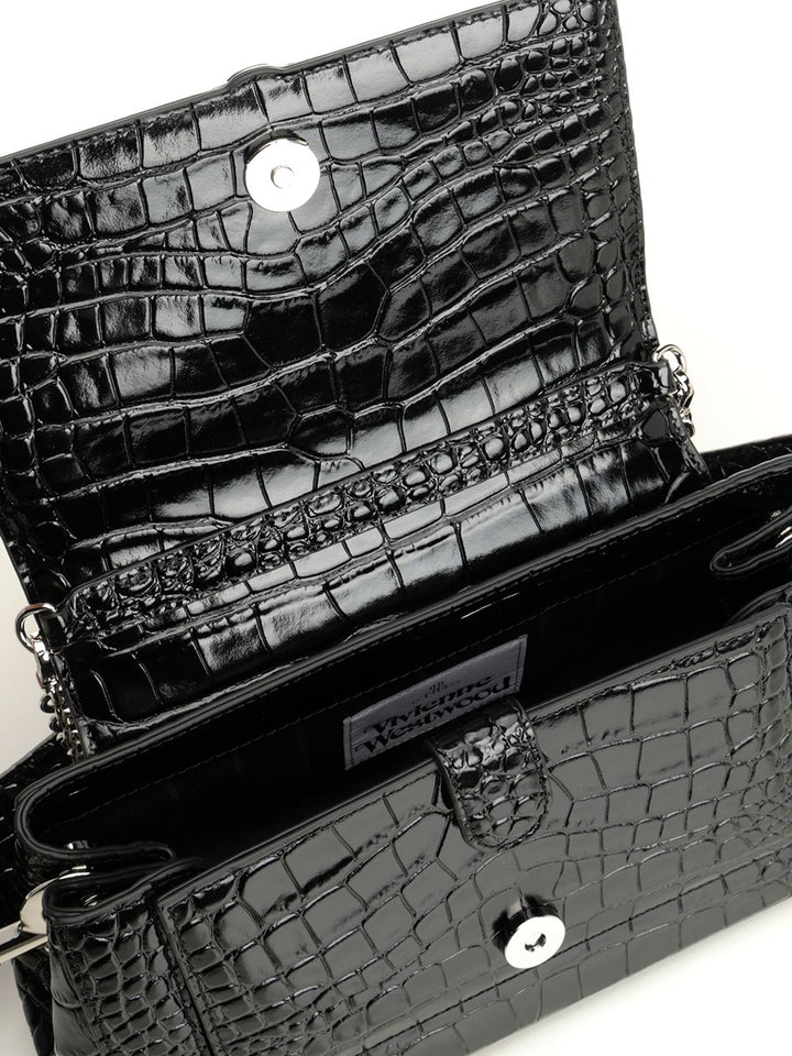 Vivienne Westwood Hazel Handbags - Black | fe214d72a82574a51a582d8a1c282b8eb1b5ecda