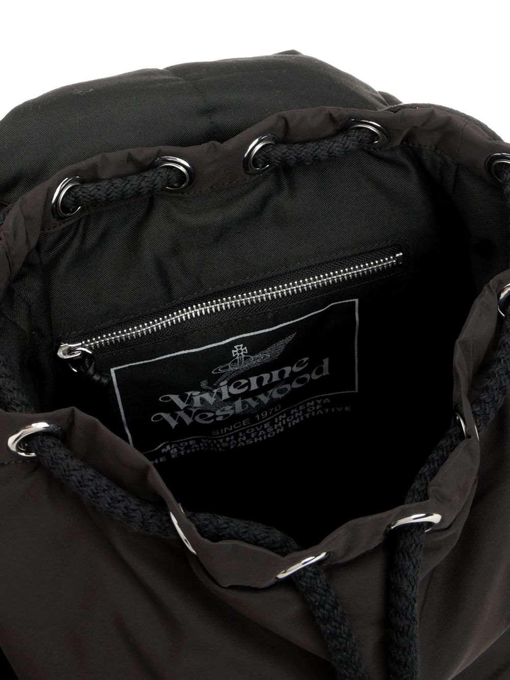 Vivienne Westwood Highland Backpack Backpacks & Travels - Black | 6b4a2676a7350cbd5fbec2b3cf87c7d9b057fd18