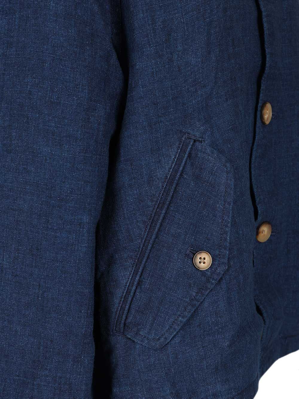 Polo Ralph Lauren Délavé Linen Jacket Jackets - Blue | 1ae867f3ef5fc3179b8a1f3a1e1eab2f28b724b5