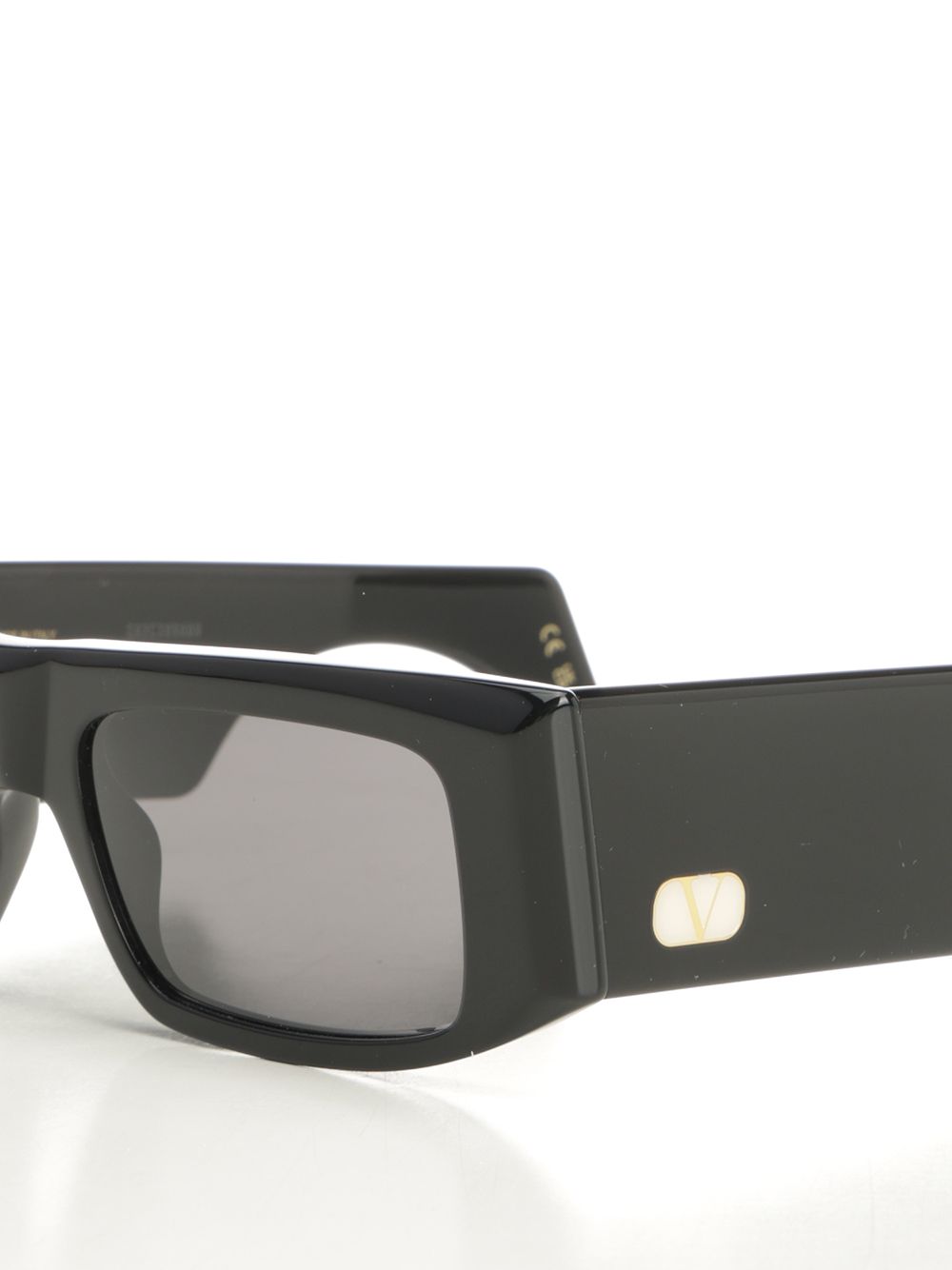 Valentino Garavani Rectangular Acetate Glasses - Black | 76894cfd13d9f720e4cd7fa116ec46689219f1d5