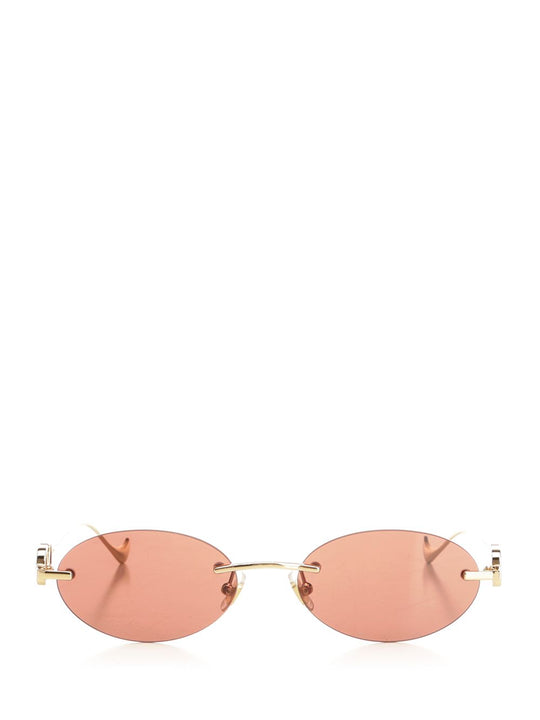 Geometric Metal Glasses Red