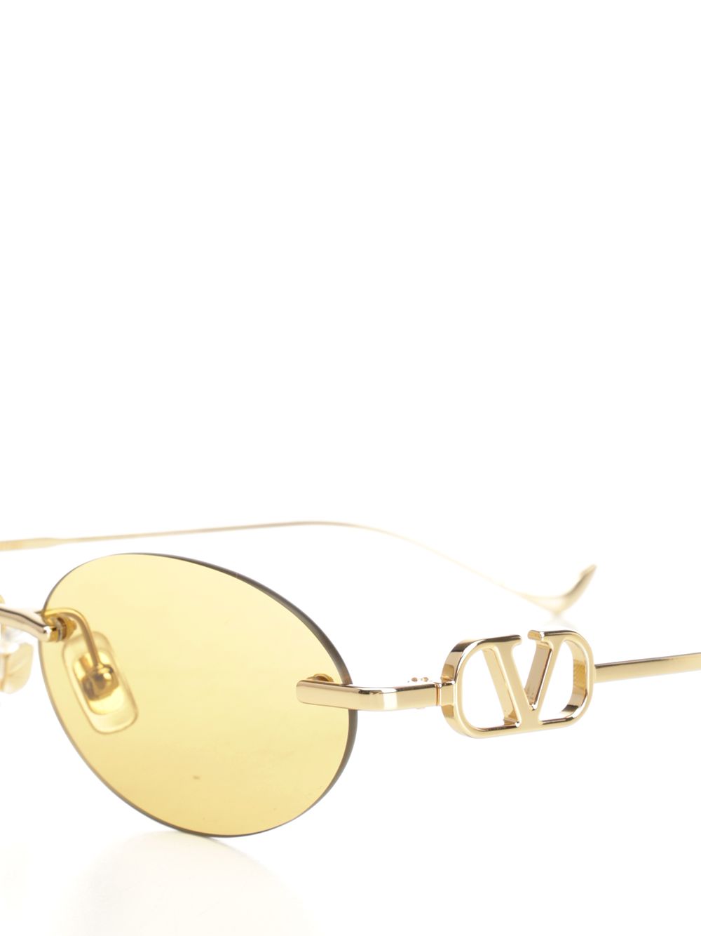 Valentino Garavani Geometric Metal Glasses - Gold | a78d6e91fc195bbc3b812deda4dff7fd405df1d9