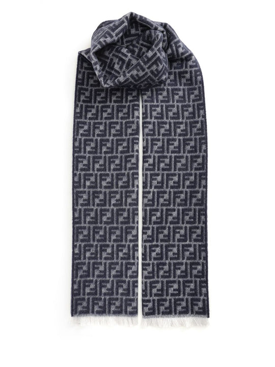 Wool Scarf Scarves And Foulards Grey