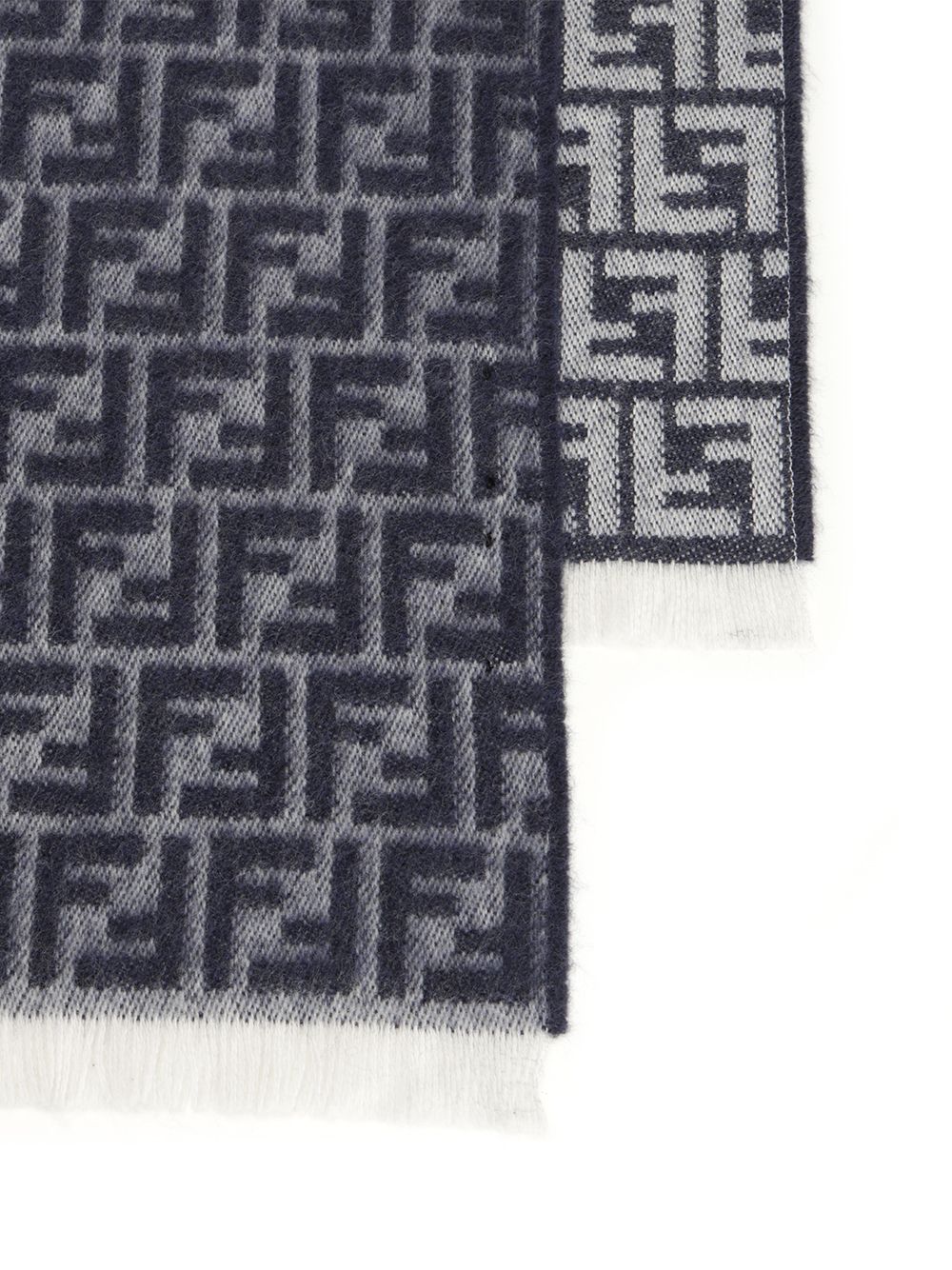 Fendi Wool Scarf Scarves And Foulards - Grey | f8ec494c3b94092843582843dc775ee1dd37b204