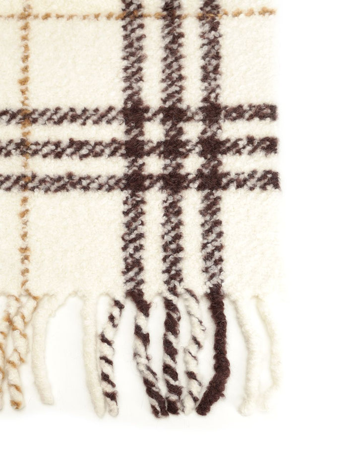 Burberry Bouclé Scarf Scarves And Foulards - White | 5d00c944f495efb964069f03b7615fab68a8760f