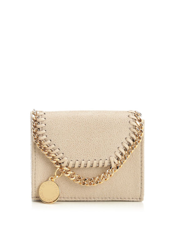 Falabella Trifold Wallet Wallets Beige