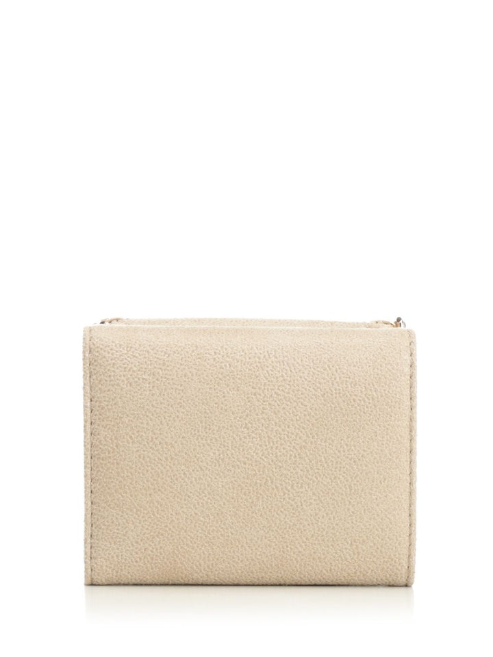 Stella Mccartney Falabella Trifold Wallet Wallets - Beige | 09e0f081469acfebd5c32dcb27593f97b3a3eba7