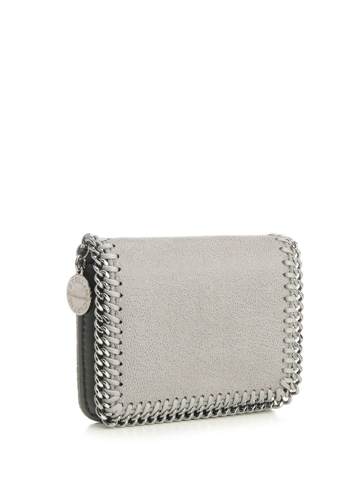 Stella Mccartney Falabella Bi-Fold Wallet Wallets - Grey | 188ac8bd75742a615ff3954fc195239c75f9cba1