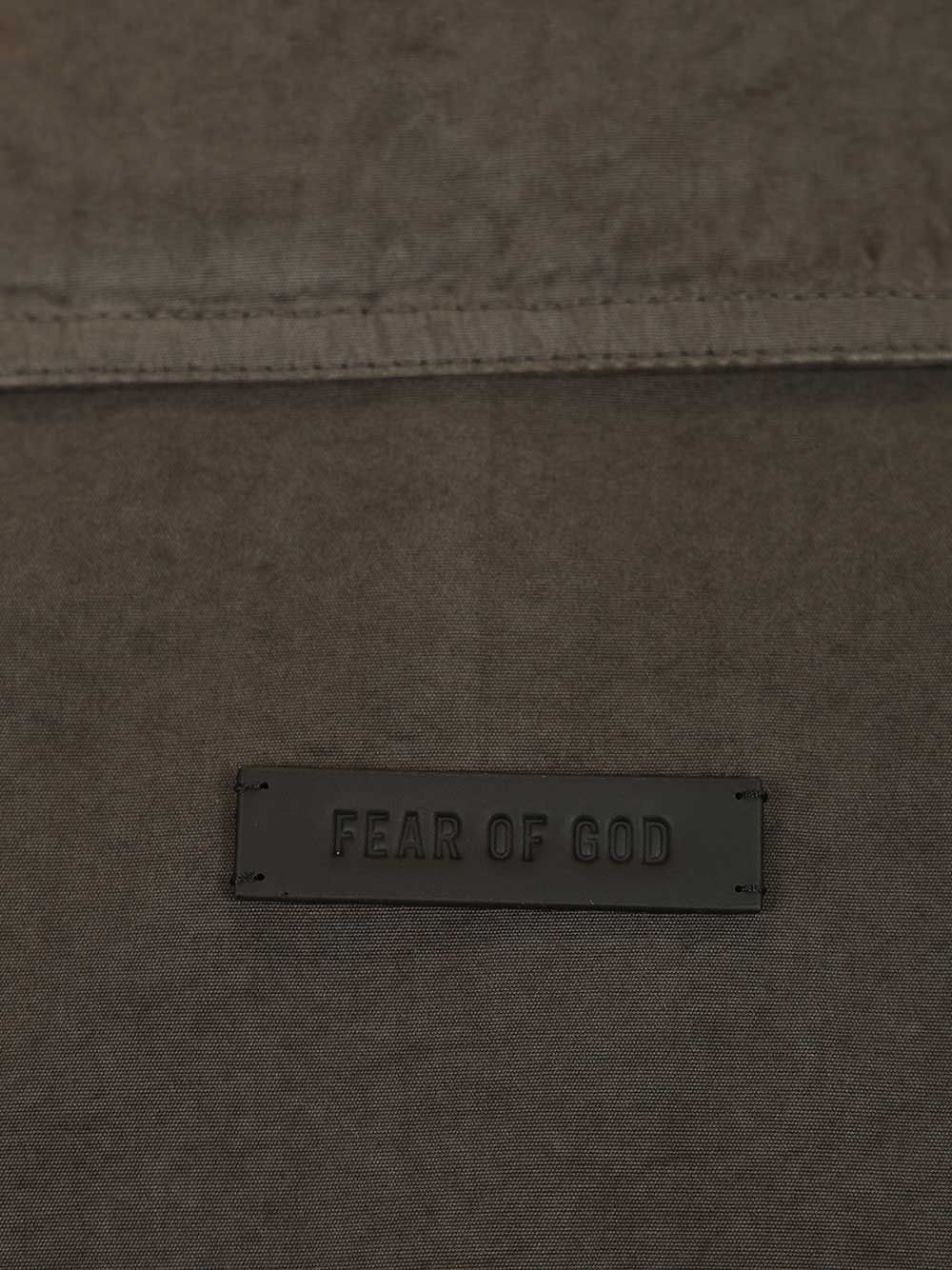 Fear Of God Cotton Poplin Windbreaker Jackets - Grey | 022098f8c6957da22a926d70577439d4d9de549a