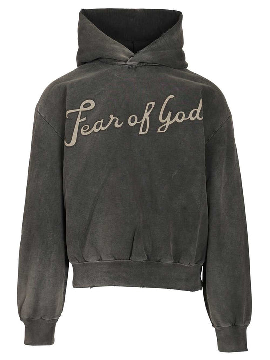“26 Classic Half Raglan” Hoodie Sweatshirts Black