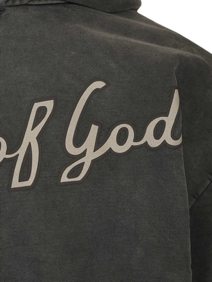 Fear Of God “26 Classic Half Raglan” Hoodie Sweatshirts - Black | 29a19f8405bb6fbe620e98d32632bc06220fecd4