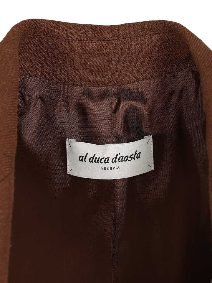 Al Duca D'Aosta Tailored Vest Jackets - Brown | 7c08df7a73a73daf0968353c8d46c146a9129449