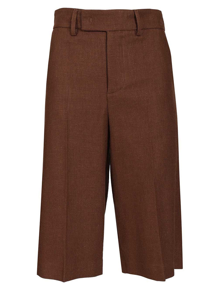 Al Duca D'Aosta Tailored Bermuda Shorts Trousers - Brown | 803f03fecd0a229093ca68f22023eebfdaf0c5e3