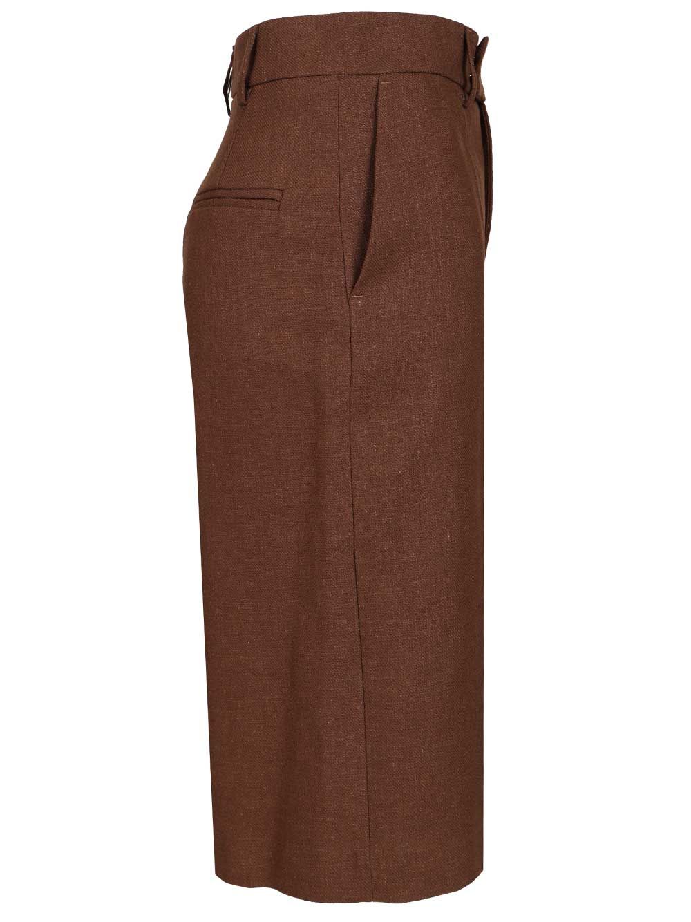 Al Duca D'Aosta Tailored Bermuda Shorts Trousers - Brown | 59405383d8ca8584108f42f83e62a1a3f7f6209b