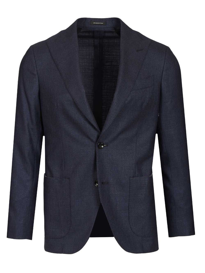 Al Duca D'Aosta Semi-Lined Blazer Jackets - Blue | ffbb97a32ac24731daceb1d7f802c6652574d77e