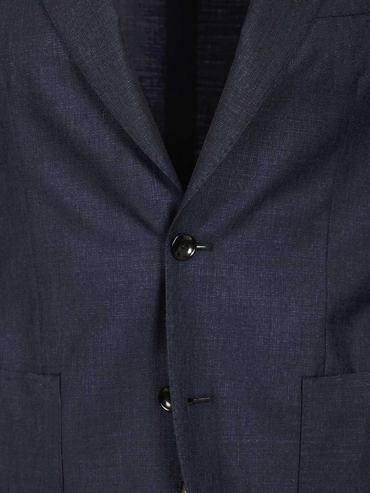 Al Duca D'Aosta Semi-Lined Blazer Jackets - Blue | 9e52170e3509a50edc34928f98c14a4e9bd0b59e