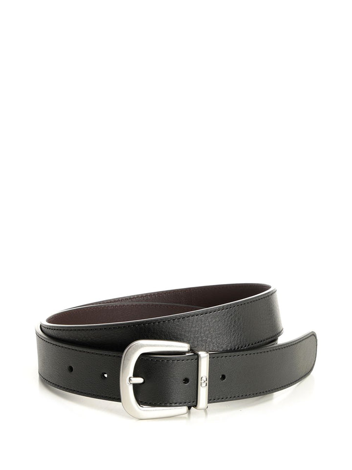 Valentino Garavani Belt With Reversible Buckle Belts - Black | f68e89119bc839606cf1250bdb9bc7f014a0dafa