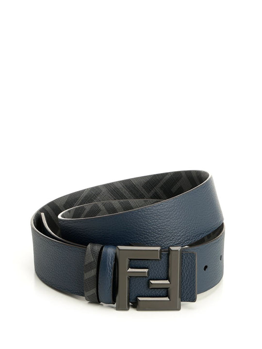 Squared Ff Reversible Belt Belts Blue