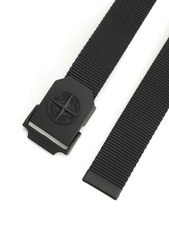 Stone Island Ribbon Belt Belts - Black | 8623344f1b2890a79c65446421822727b26ad7da