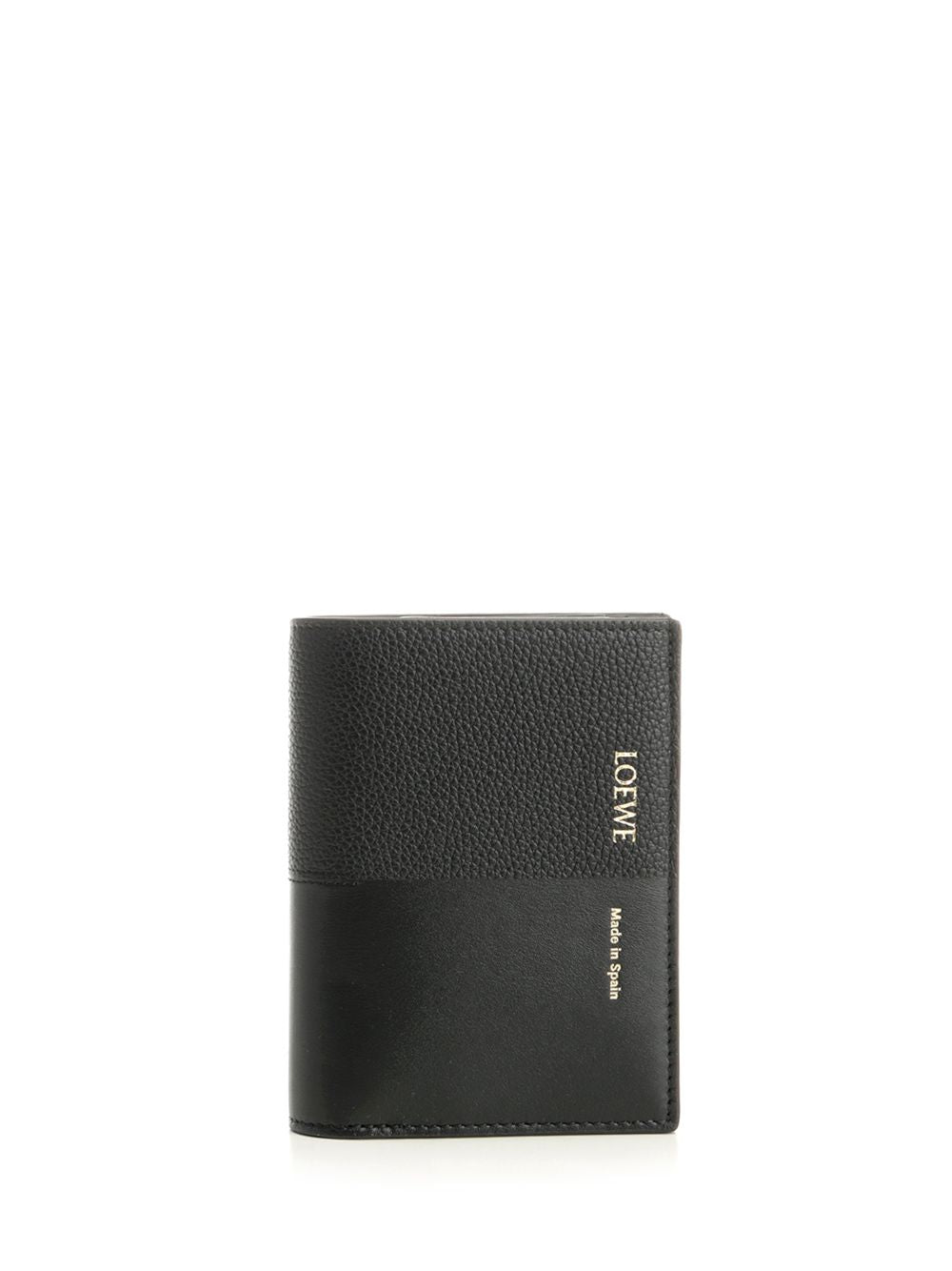 Loewe Small Vertical Leather Wallet Wallets - Black | d21b4759df4aea5aa129d0b7b7a07995ef1736f1
