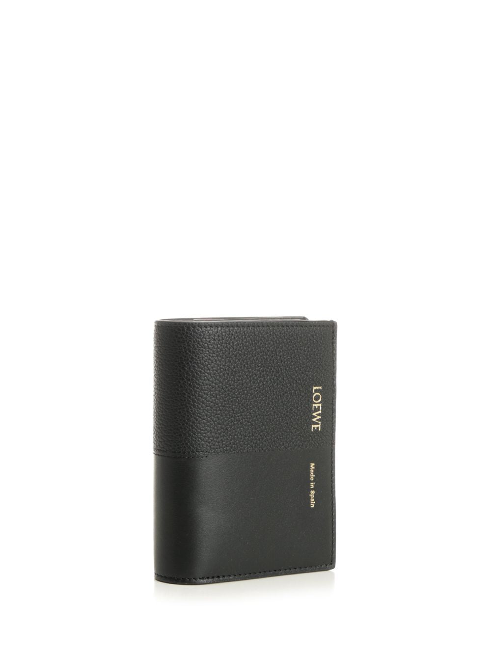 Loewe Small Vertical Leather Wallet Wallets - Black | dcf71d2cf2419ecbeebfeba06e059176df8b9d61