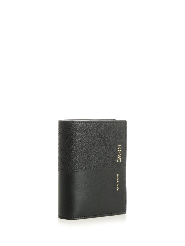 Loewe Small Vertical Leather Wallet Wallets - Black | dcf71d2cf2419ecbeebfeba06e059176df8b9d61