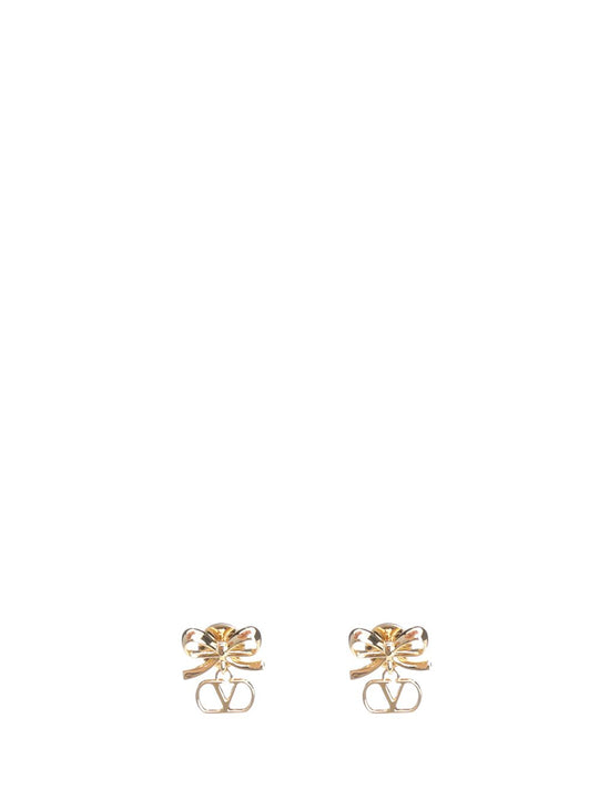 Bow Earrings Jewelry Gold