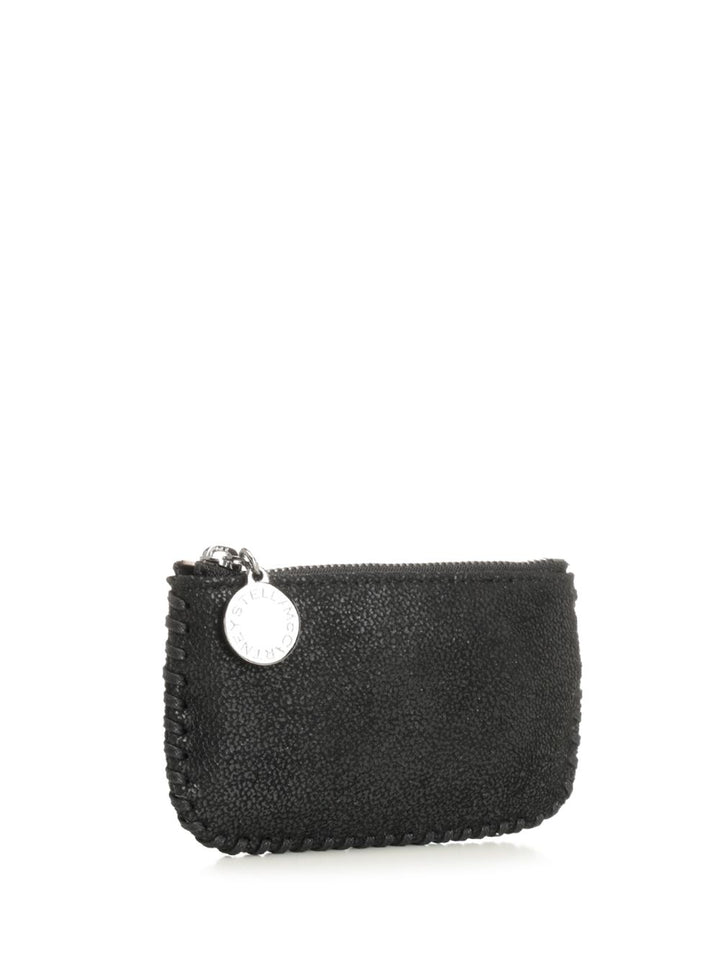Stella Mccartney Falabella Zip Around Card Holder Keychain Small leather goods - Black | d1c2808736994dfa1b22b8b871f56fe20847cc57