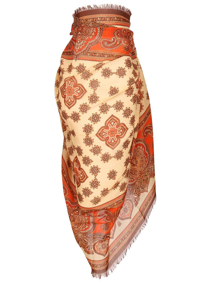 Zimmermann Printed Cotton Pareo Skirts - Multicolor | 75e0b45f5ff4622886442f7611ef765789b264d8