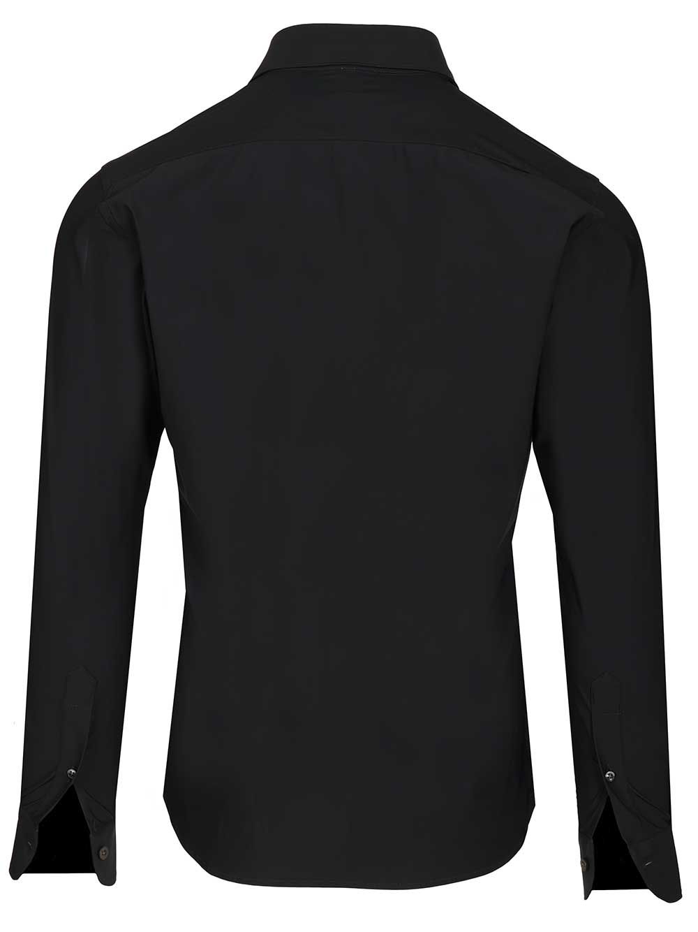 Al Duca D'Aosta Non-Iron Fabric Shirt Shirts - Black | 25755261b12f0693b2360be8135558e7ce0025d4