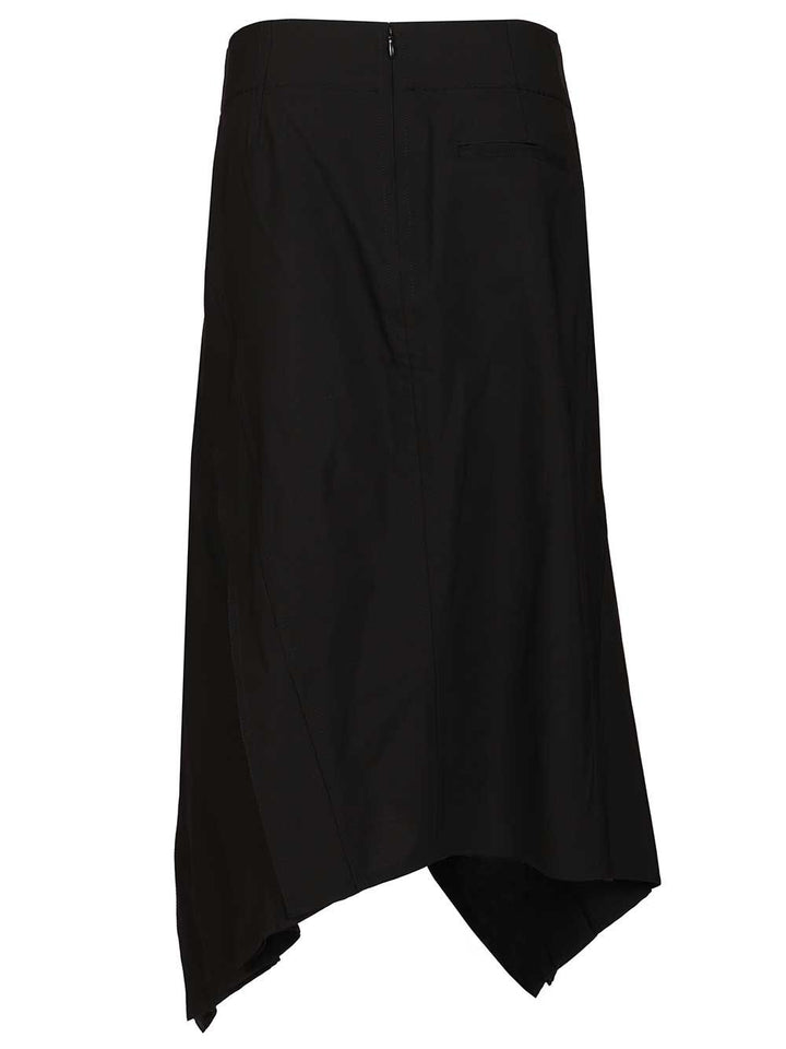 Bottega Veneta Lightweight Wool Midi Skirt Skirts - Black | e6544296e701135022d01a1f058659bc4dcd89af