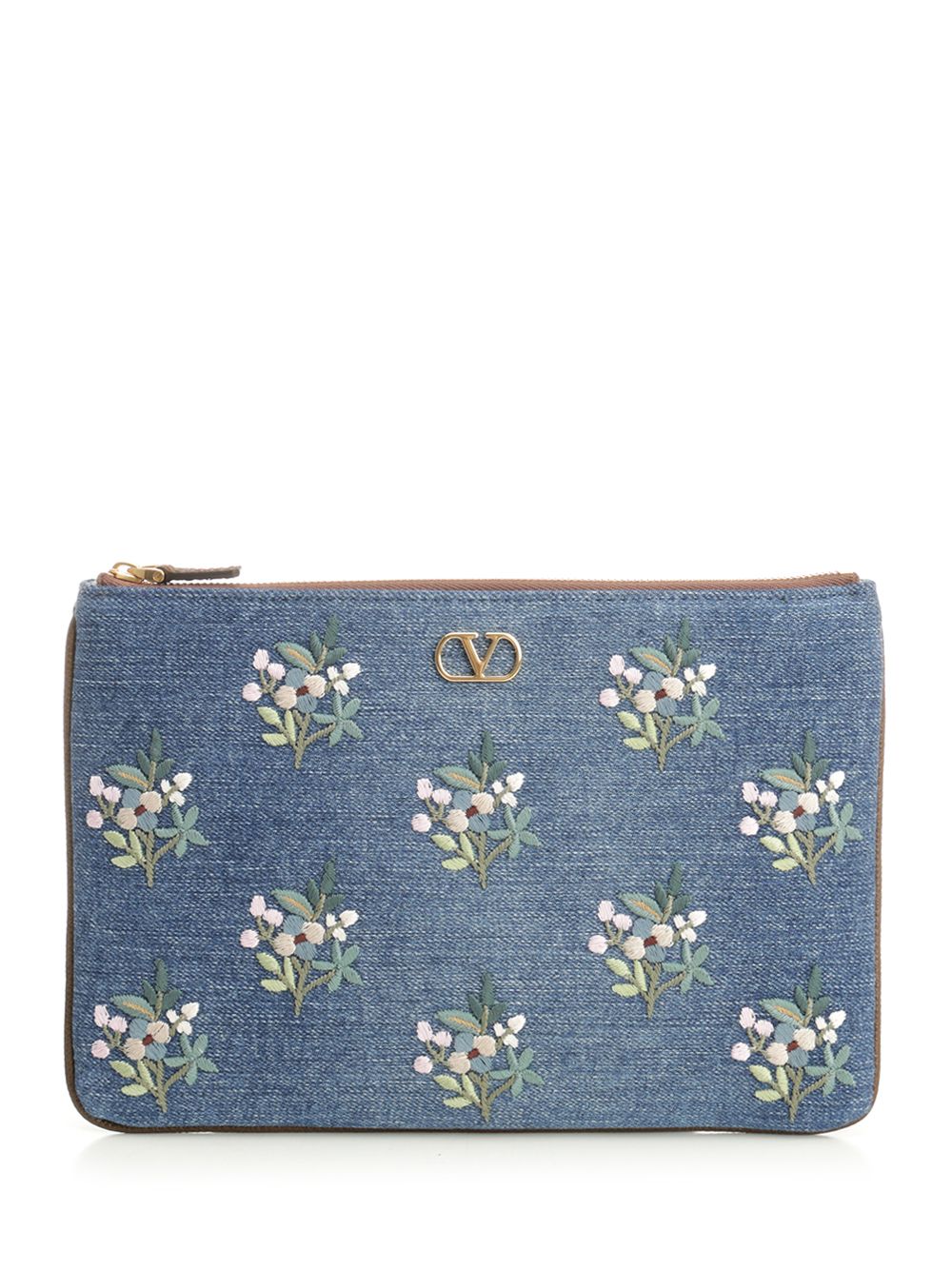 Valentino Garavani Vlogo Signature Wallets - Blue | 56eb85f341dfab499c1bb184404f66117a6e4d27